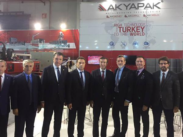 Akyapak đặt dấu ấn tại Triển lãm gia công kim loại Bursa